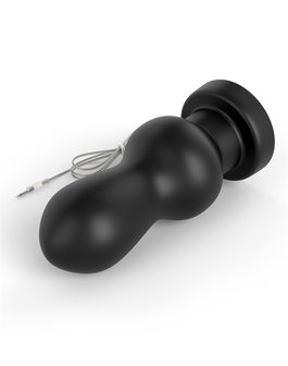 Lovetoy King Size Vibrerende Buttplug Rammer 18 cm - zwart