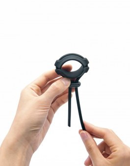 Dorcel Verstelbare Siliconen cockring FIT RING - zwart