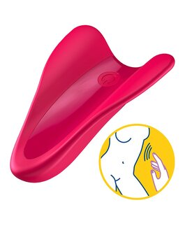 Satisfyer - High Fly Vinger Vibrator - Rood