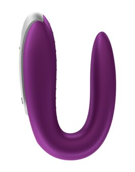 Satisfyer - Double Fun Luxe Partner Vibrator met APP Control - paars