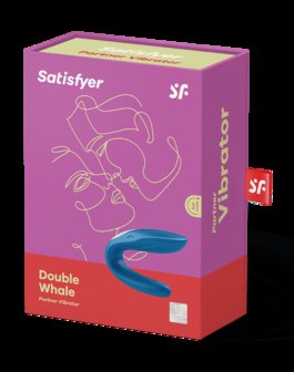 Partner Whale Koppel Vibrator - blauw