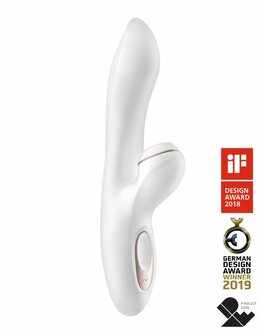 Satisfyer - Pro Rabbit Vibrator - G-spot - 22 cm - Wit