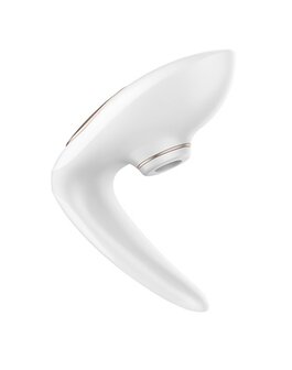 Satisfyer - Pro 4 Luchtdruk vibrator Koppels - Wit/Brons