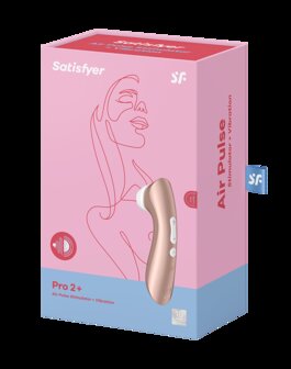 Satisfyer - Pro 2+ Luchtdruk Vibrator met extra vibratie