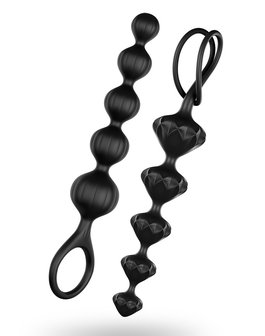 Satisfyer - Beads Anale kralen - zwart