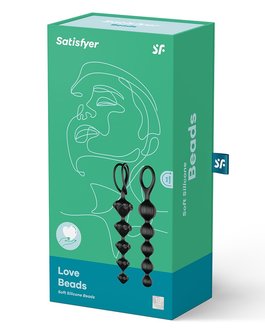 Satisfyer - Beads Anale kralen - Zwart