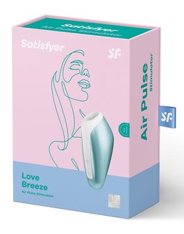 Satisfyer - Love Breeze - Luchtdruk Vibrator - Lichtblauw