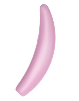 Satisfyer - Curvy 3+ pink app controlled luchtdruk opleg vibrator