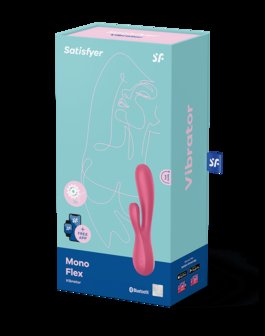 Satisfyer - Mono Flex G-Spot Vibrator Met App - rood