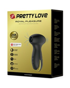 Pretty Love Royal Pleasure Hammer Luchtdruk vibrator - zuigt aan je clitoris