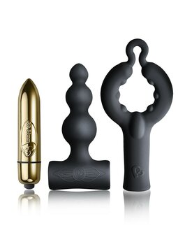 Rocks-Off Truly Silhouette Set Bullet Vibrator Cockring en Buttplug
