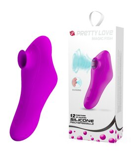 Pretty Love - Magic Fish - Clitoris Vibrator - Luchtdruk Vibrator - Siliconen - Roze