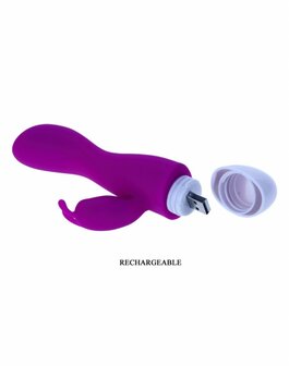 Pretty Love - Kyle - Bunny Vibrator - Roze