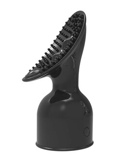 POWER Wand Vibrator Opzetstuk Petal Pleaser - zwart