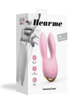 Love to love Clitoris Vibrator Hear me - roze