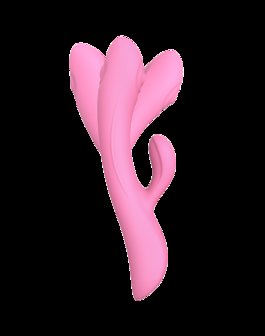 Love to Love BUNNY &amp; CLYDE Rabbit Vibrator met tapping&quot; functie - roze&quot;