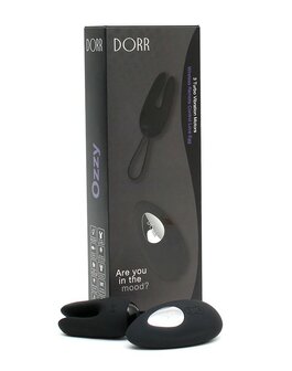 Dorr - Rabbit Vibrerend Eitje plus Opleg Vibrator - Ozzy - Zwart