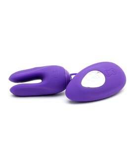 Dorr rabbit vibrerend eitje + opleg vibrator OZZY - paars