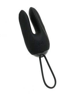 Dorr rabbit vibrerend eitje + opleg vibrator OZZY - zwart