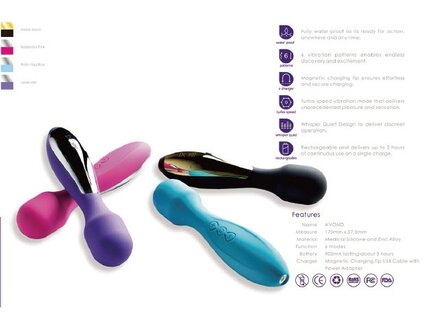 Dorr Avond Travel Size Massager - roze