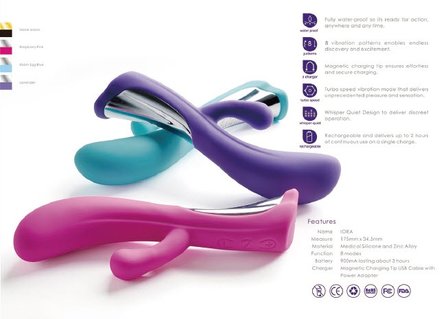 Dorr - Iora Dual Action Tarzan Vibrator - Roze