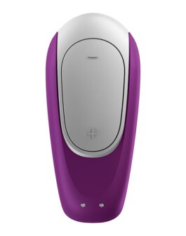 Satisfyer - Double Fun Luxe Partner Vibrator met APP Control - paars