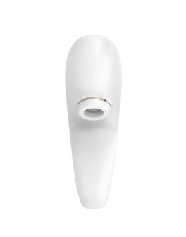 Satisfyer - Pro 4 Luchtdruk vibrator Koppels - Wit/Brons