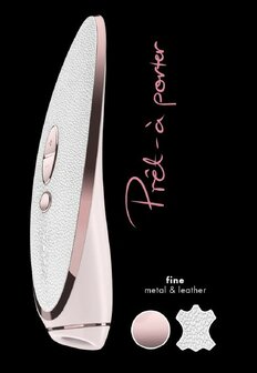 Satisfyer - Luxury Luchtdruk Vibrator Pret a Porter - Wit/Ros&eacute; Goud