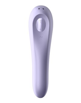 Satisfyer - Dual Pleasure - Luchtdruk en G-spot Vibrator - Met Bluetooth En App Control - Lila