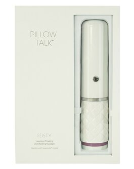 Pillow Talk Feisty Stotende Vibrator met handsfree houder - roze