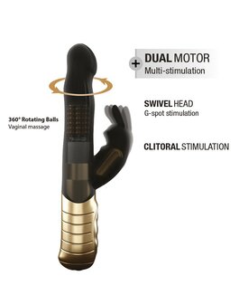 Dorcel - Baby 2.0 - Tarzan Vibrator - Zwart/Goud