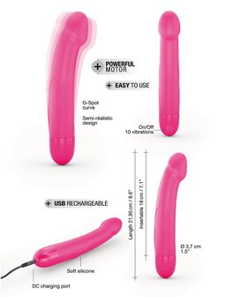 Dorcel - Real Vibration M - Realistische Vibrator - Roze