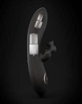 Dorcel Divine Rabbit Sucker G-spot en clitoris vibrator met zuiggedeelte