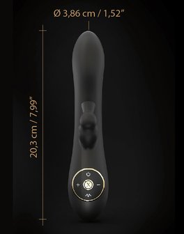 Dorcel - Divine Rabbit Sucker G-spot En clitoris Vibrator Met zuiggedeelte