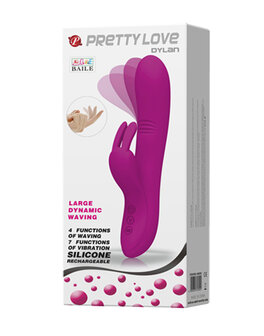 Pretty Love - Dylan - Bunny Vibrator - Roze