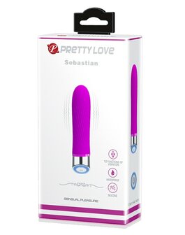 Pretty Love - Sebastian - Mini Vibrator - Roze