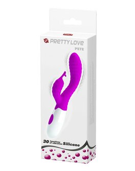 Pretty Love Pete Curved G-spot Rabbit Vibrator