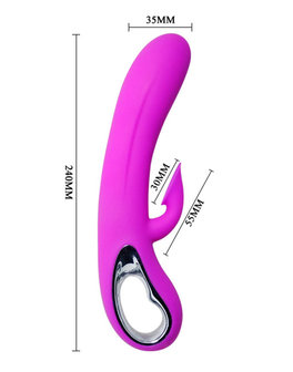 Pretty Love - Romance - Zuigende Clitoris Vibrator - Roze