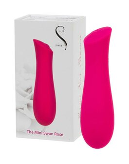 The Mini Swan Rose clitoris vibrator - roze