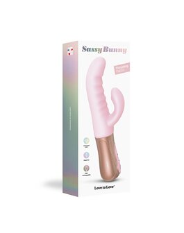 Love to Love - Sassy Bunny - Rabbit Vibrator met Tapping Functie - Lichtroze