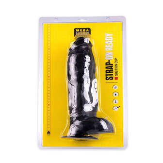 HUNG System - Zac - Dildo - Met Vac-U-Lock - XL - Zwart