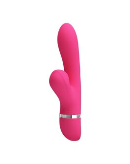 Pretty Love Tarzan Vibrator met Zuigfunctie WILLOW - roze