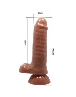 Pretty Love - Maddox - Vibrerende Dildo - Medium Huidskleur