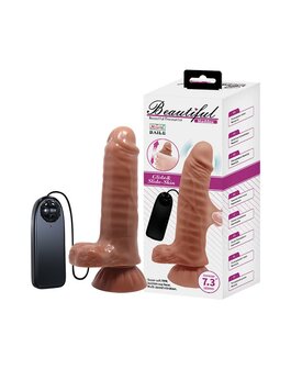 Pretty Love - Maddox - Vibrerende Dildo - Medium Huidskleur