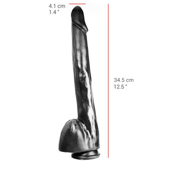 515 line - Dildo - Met Zuignap 32 x 4.1 cm - Zwart