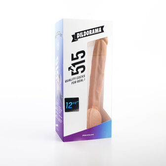 515 line - Dildo - Met Zuignap 32 x 4.1 cm - Lichte Huidskleur