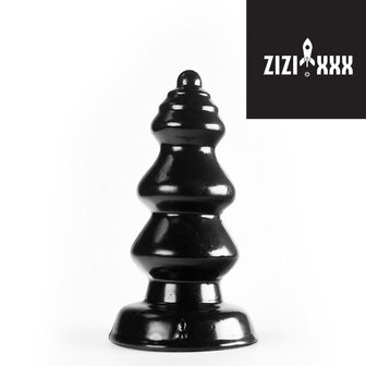 ZiZi Chikubi Buttplug 13 x 5 cm - zwart