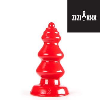 ZiZi Chikubi Buttplug 13 x 5 cm - rood