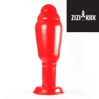 ZiZi Buttplug Malamute 20 cm - rood