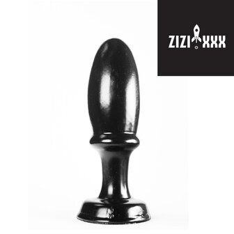 ZiZi - Buttplug met zuignap - zwart